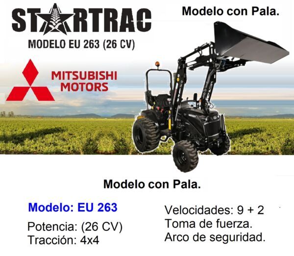 ny StarTrac 3C minitraktor