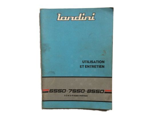 instruktionsbok till Landini hjultraktor