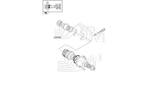 Obudowa 5155167 reduktionsenhet till New Holland T6010  hjultraktor