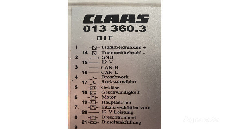 Claas BIF Moduł 013 360.3 styrenhet till skördetröska