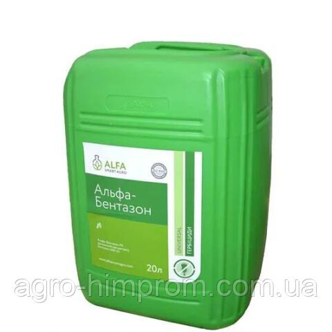 Herbicid Alpha Bentazol Bazagran, bentazon 480 g/l, sojaböna, ärta, lin, hirs
